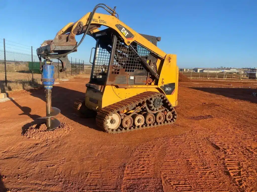 pier hole and post hole drilling auger drilling kingaroy